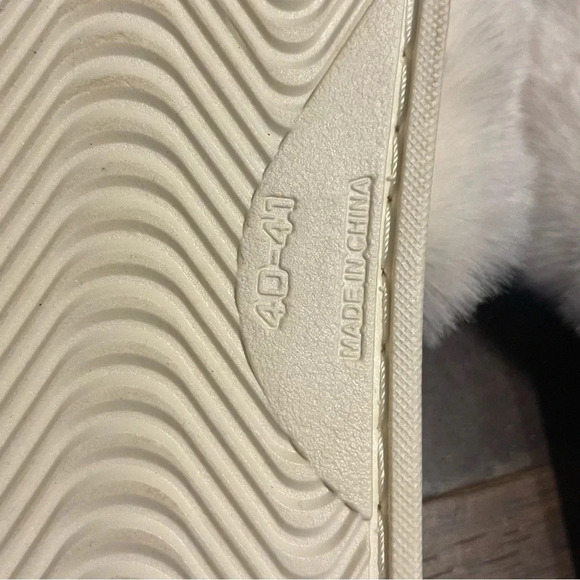 Comfy Slippers Memory Foam Cross Band Open Toe Fuzzy Slides House Shoes - Picture 7 of 9